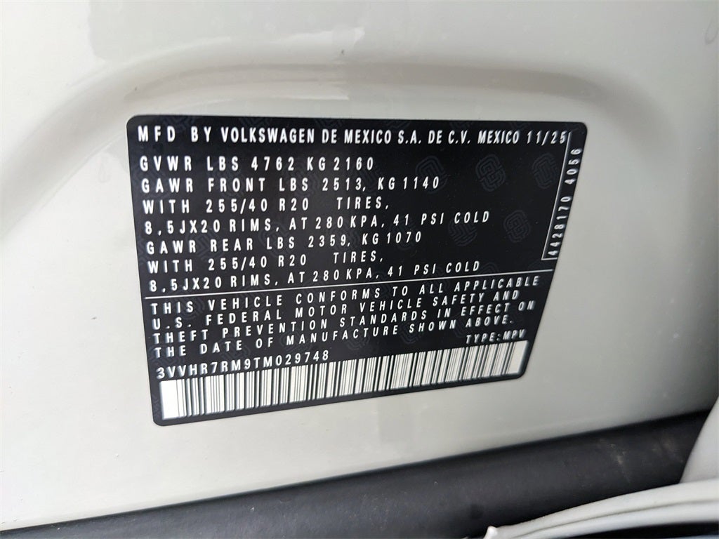 2026 Volkswagen Tiguan 2.0T SE R-Line Black