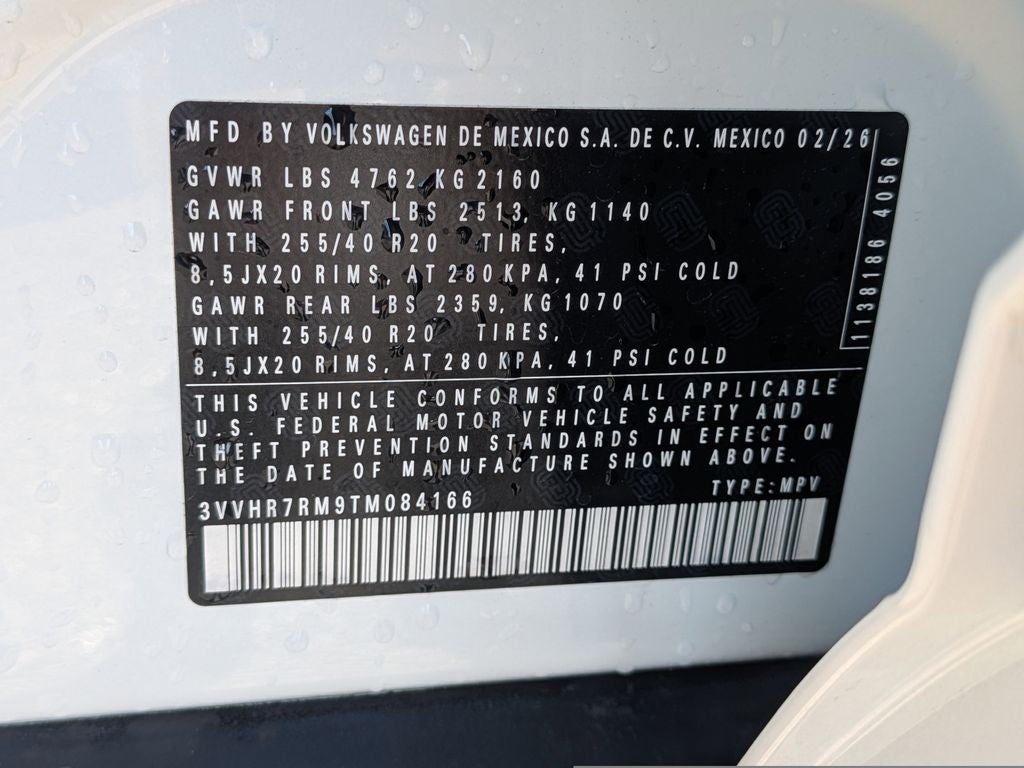 2026 Volkswagen Tiguan 2.0T SE R-Line Black
