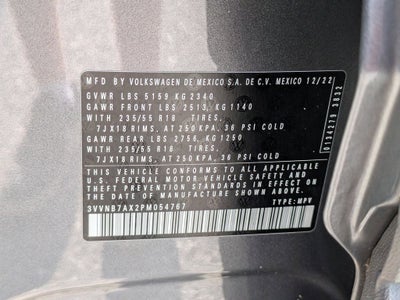 2023 Volkswagen Tiguan 2.0T SE