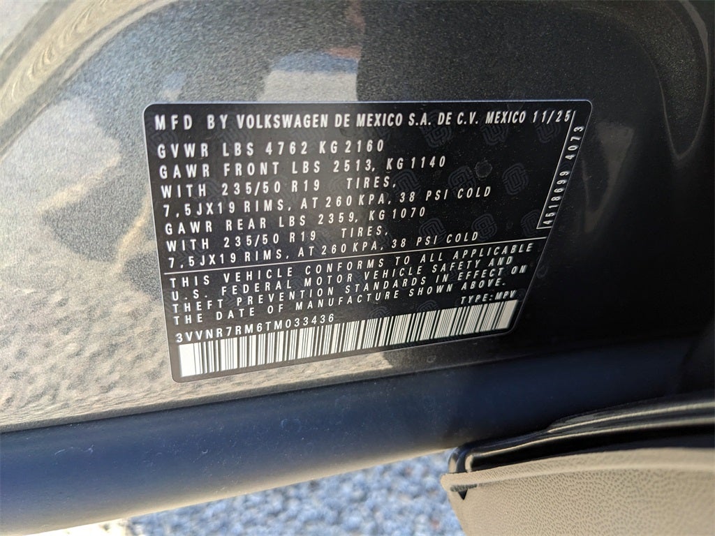 2026 Volkswagen Tiguan 2.0T SE