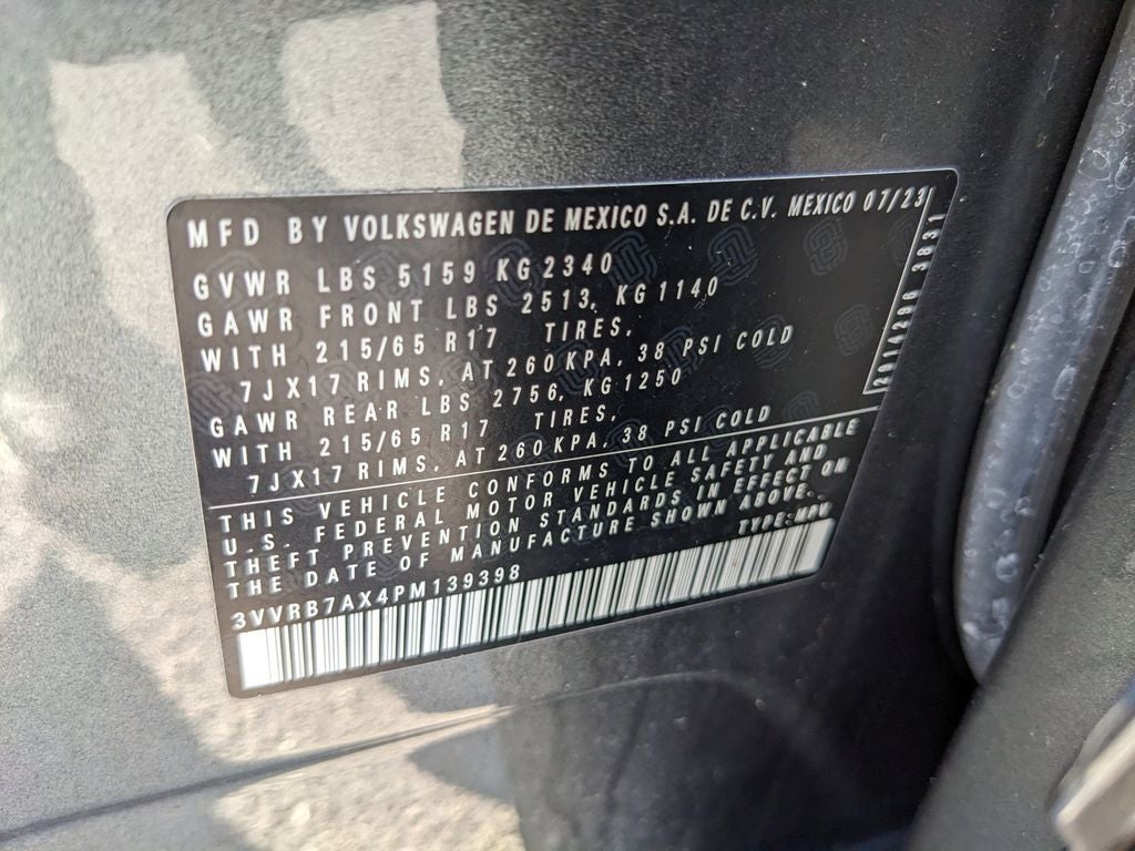 2023 Volkswagen Tiguan 2.0T S