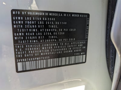 2023 Volkswagen Tiguan 2.0T S