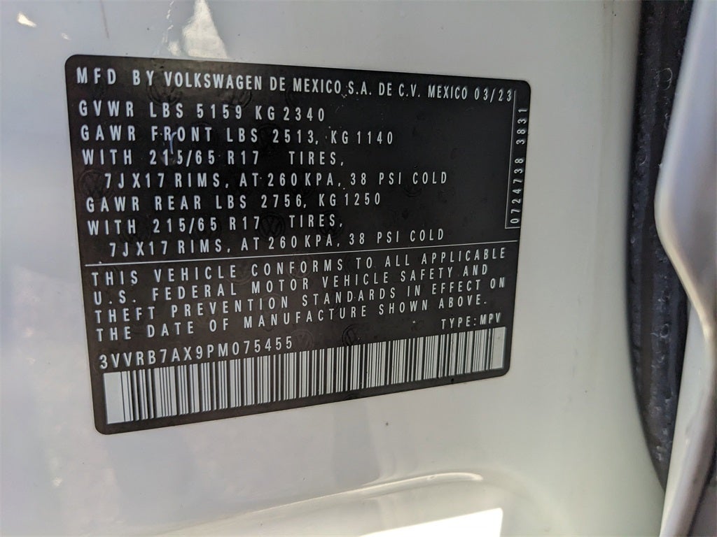 2023 Volkswagen Tiguan 2.0T S