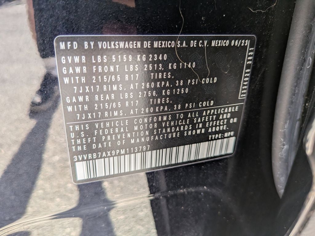 2023 Volkswagen Tiguan 2.0T S