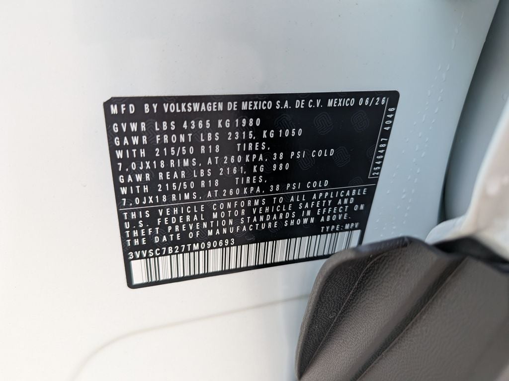 2026 Volkswagen Taos 1.5T SE