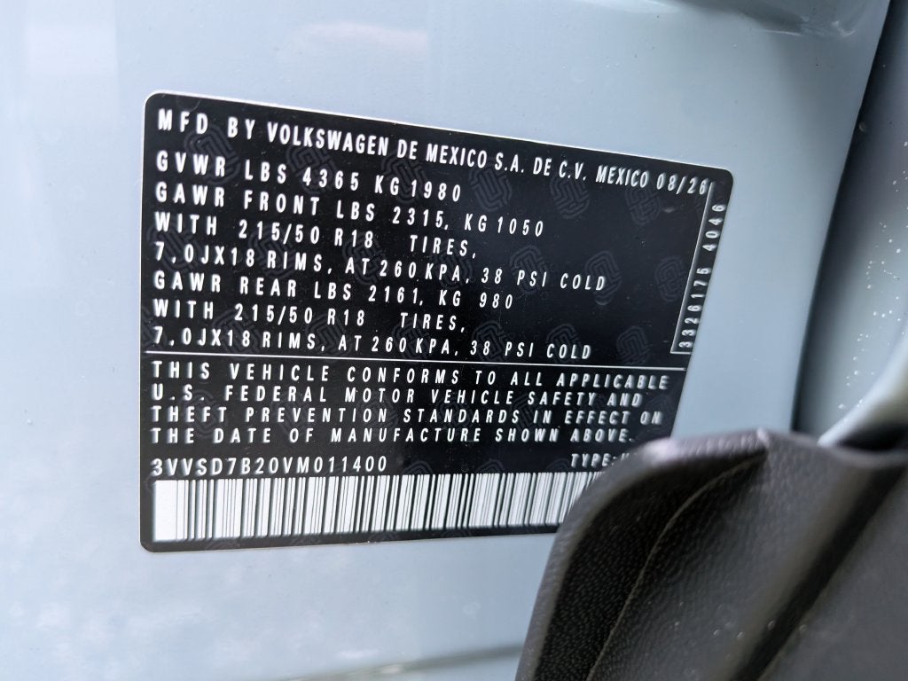 2027 Volkswagen Taos 1.5T SE
