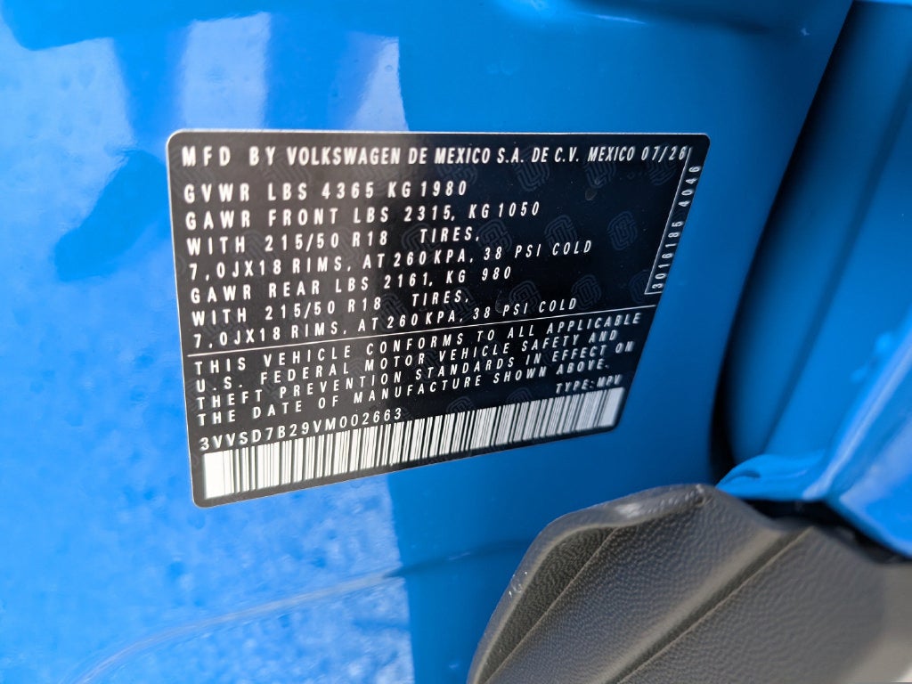 2027 Volkswagen Taos 1.5T SE