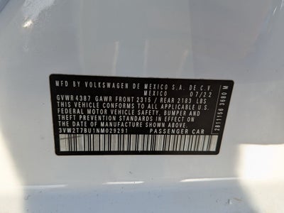 2022 Volkswagen Jetta GLI 2.0T Autobahn