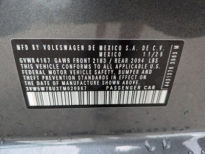 2026 Volkswagen Jetta 1.5T S
