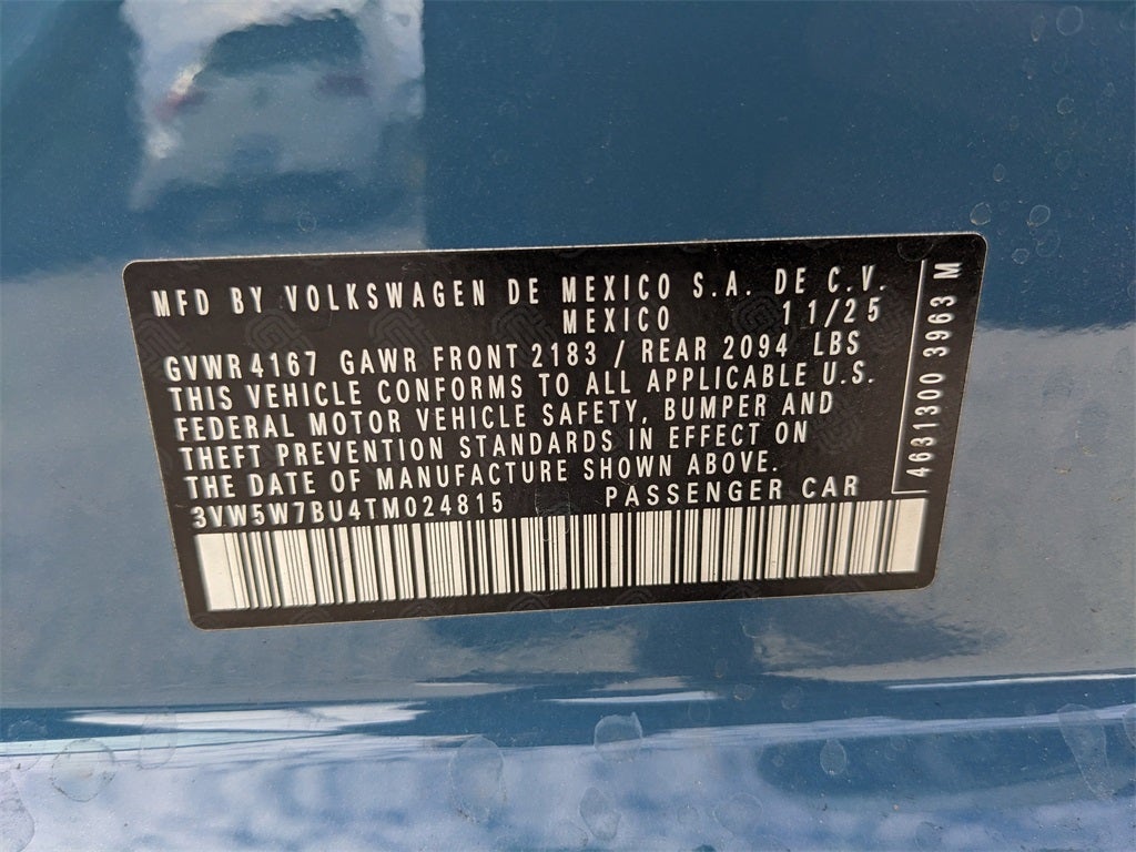 2026 Volkswagen Jetta 1.5T S