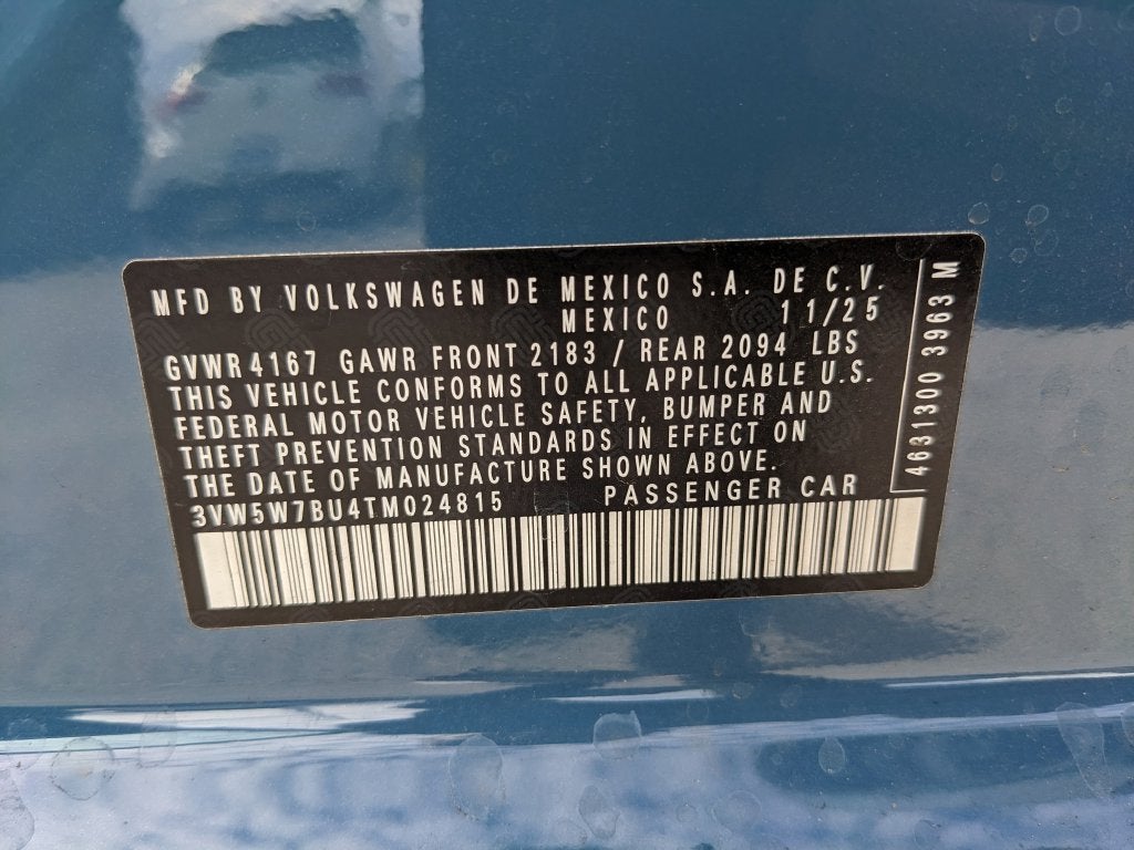 2026 Volkswagen Jetta 1.5T S