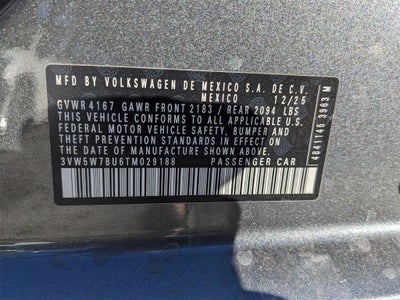 2026 Volkswagen Jetta 1.5T S