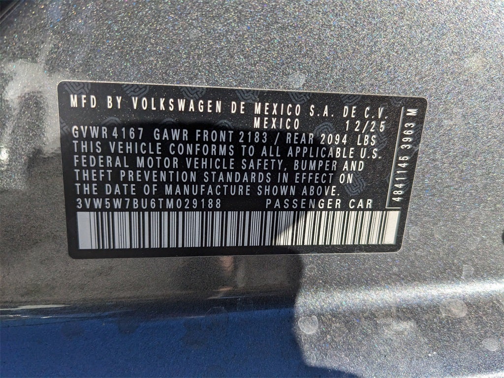 2026 Volkswagen Jetta 1.5T S