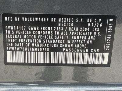 2026 Volkswagen Jetta 1.5T S