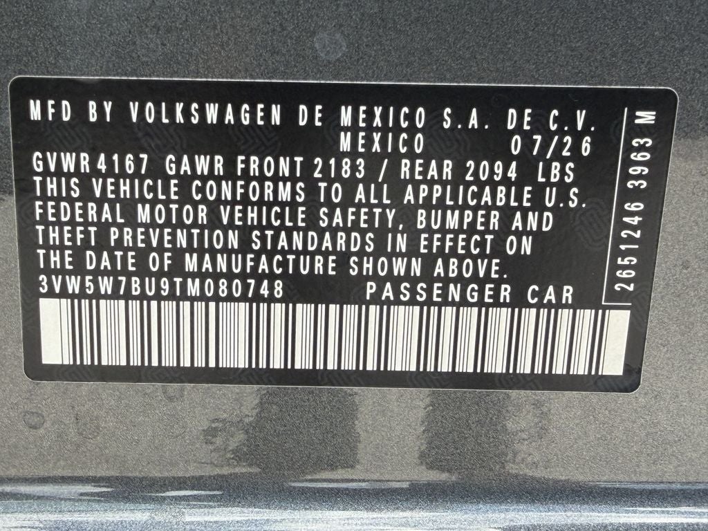 2026 Volkswagen Jetta 1.5T S