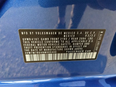 2022 Volkswagen Jetta 1.5T SE