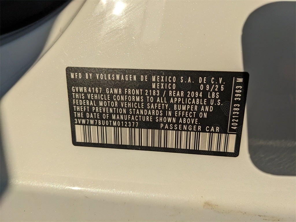 2026 Volkswagen Jetta 1.5T SE