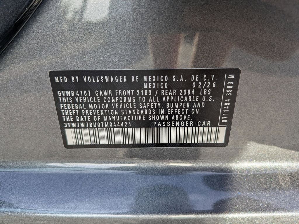 2026 Volkswagen Jetta 1.5T SE