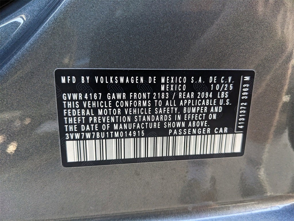 2026 Volkswagen Jetta 1.5T SE