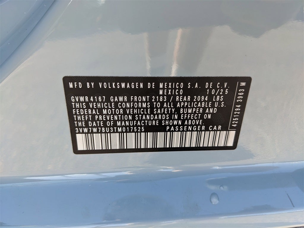 2026 Volkswagen Jetta 1.5T SE