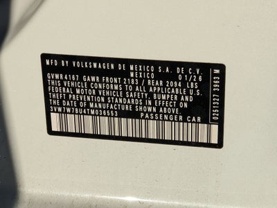 2026 Volkswagen Jetta 1.5T SE