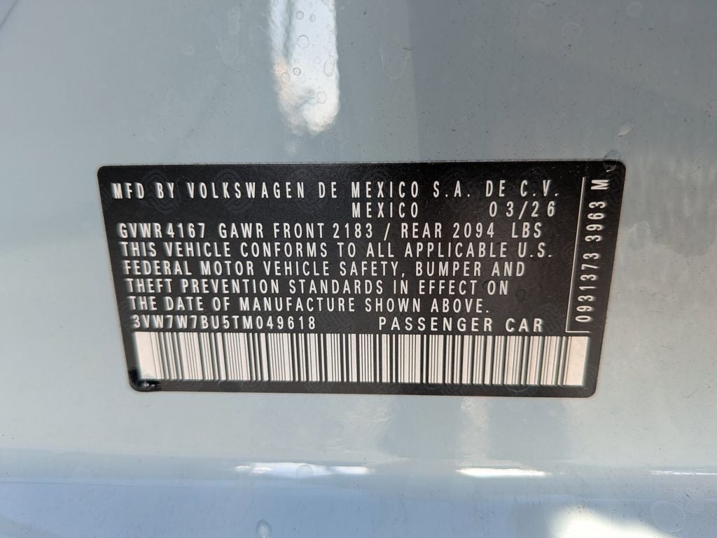 2026 Volkswagen Jetta 1.5T SE