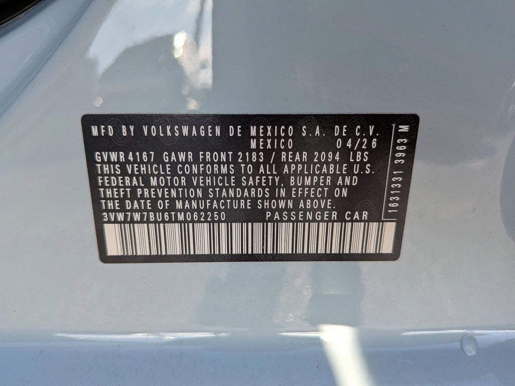 2026 Volkswagen Jetta 1.5T SE