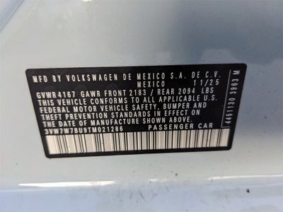 2026 Volkswagen Jetta 1.5T SE