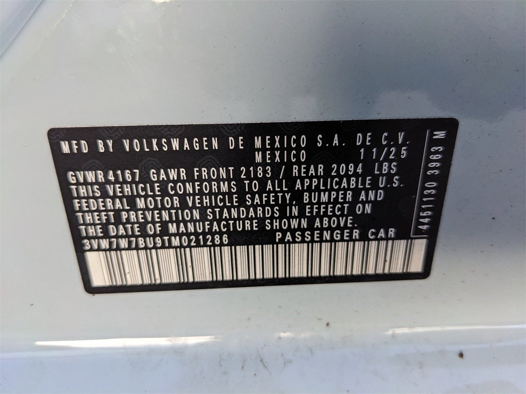 2026 Volkswagen Jetta 1.5T SE