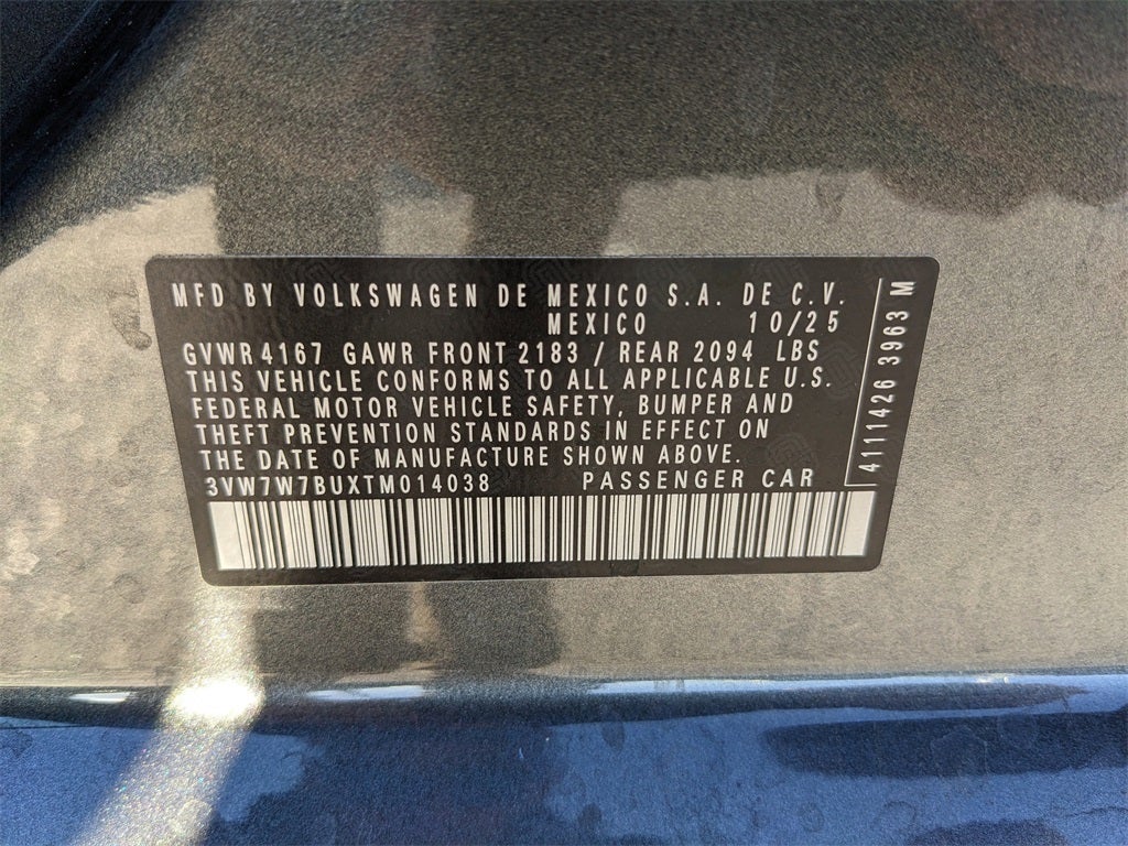 2026 Volkswagen Jetta 1.5T SE