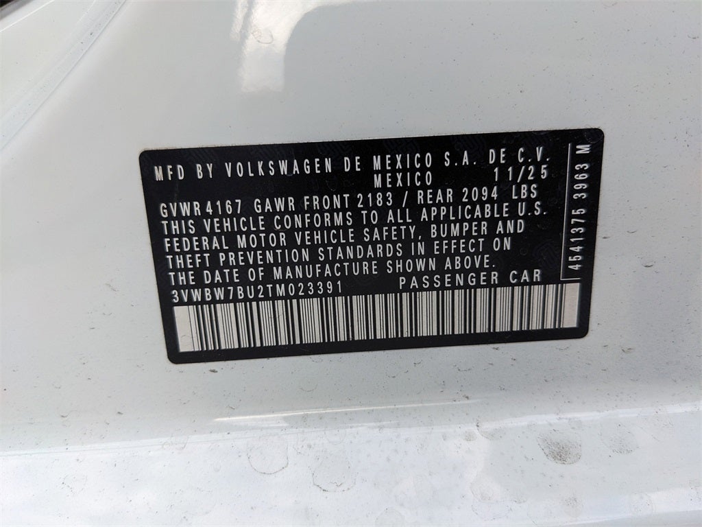 2026 Volkswagen Jetta 1.5T Sport