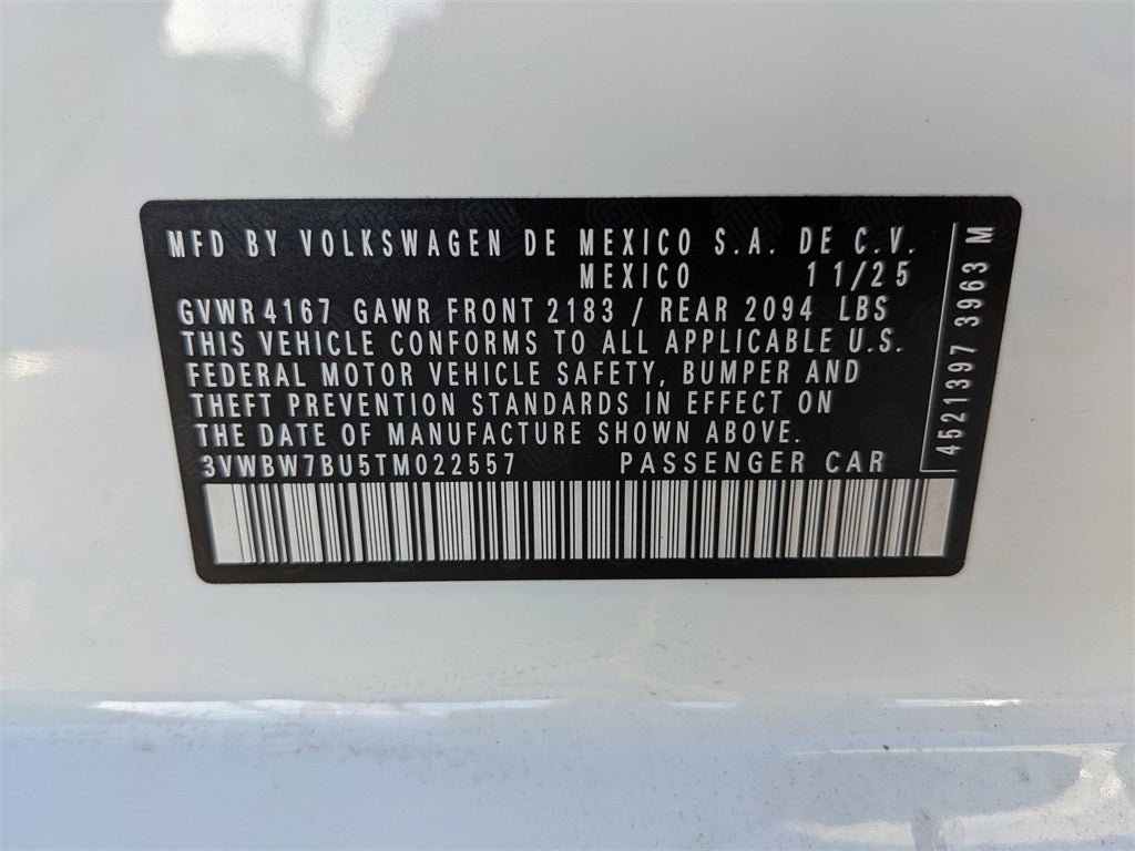 2026 Volkswagen Jetta 1.5T Sport