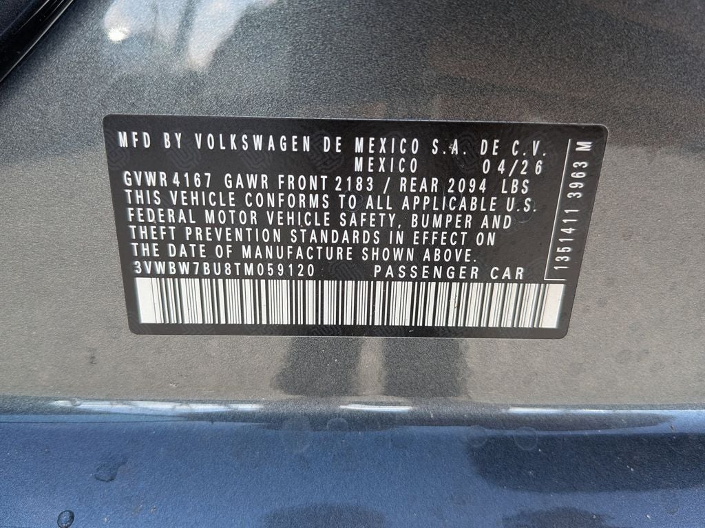 2026 Volkswagen Jetta 1.5T Sport