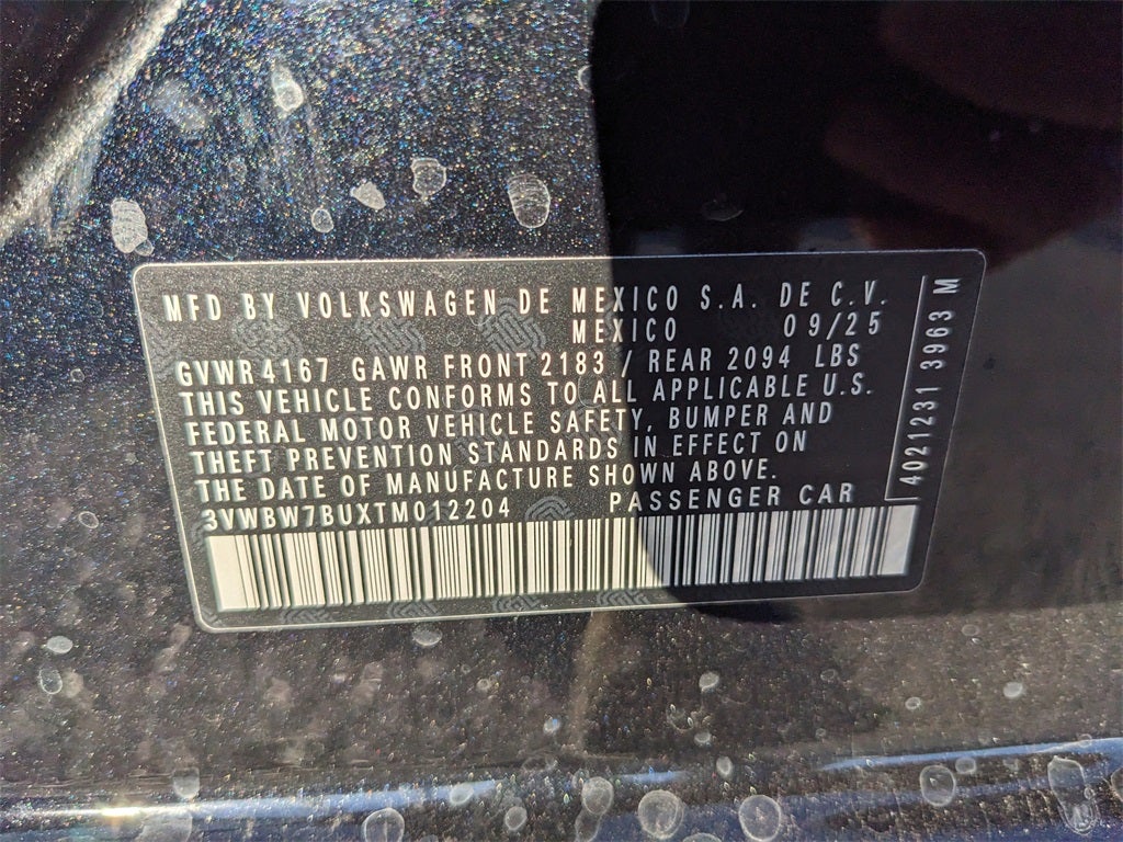 2026 Volkswagen Jetta 1.5T Sport