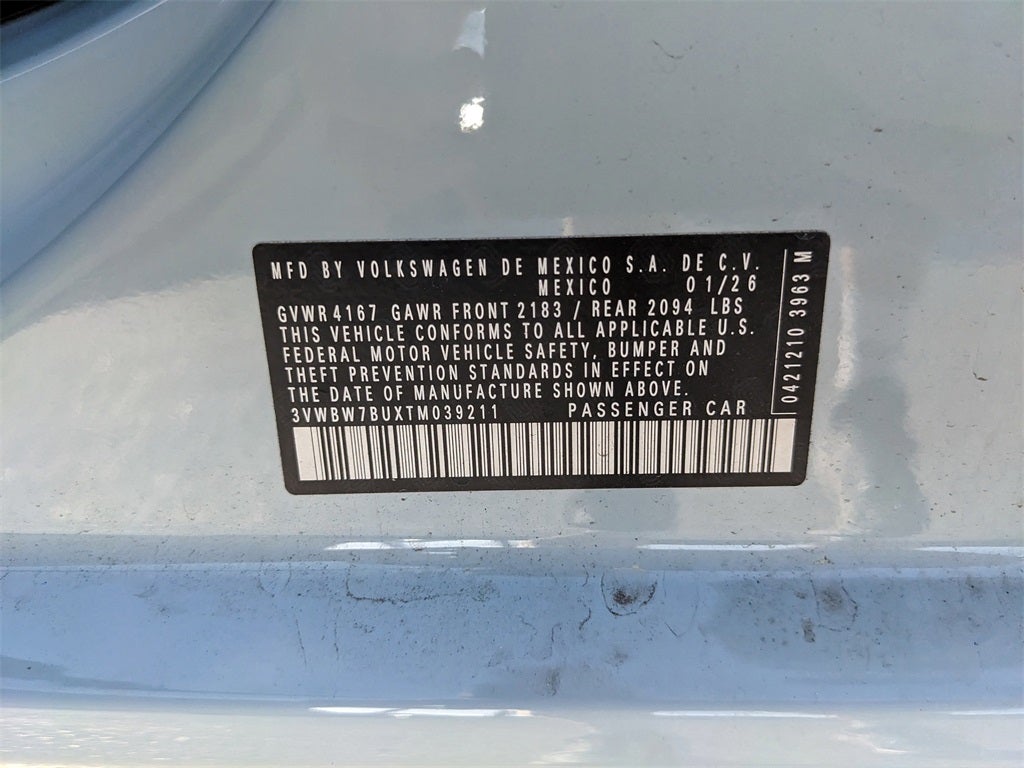 2026 Volkswagen Jetta 1.5T Sport