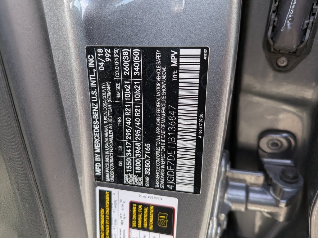 2018 Mercedes-Benz GLS GLS 550 4MATIC®