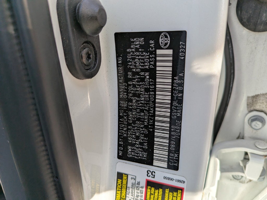 2023 Toyota Camry XSE V6