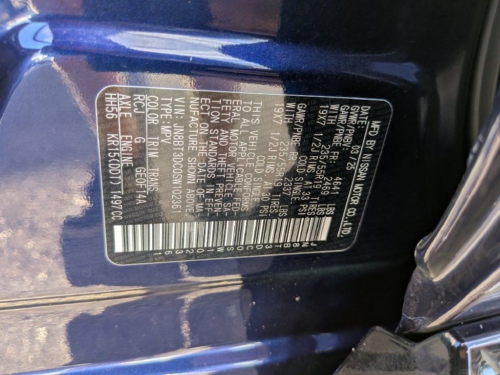 2025 Nissan Rogue Platinum