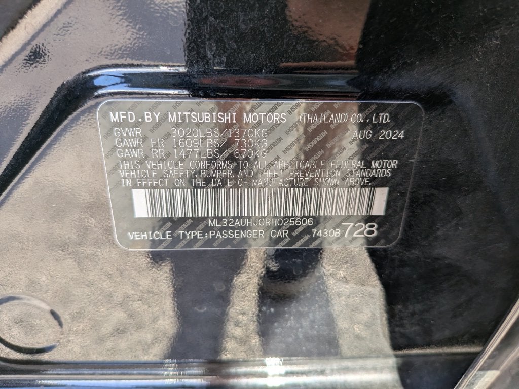2024 Mitsubishi Mirage LE