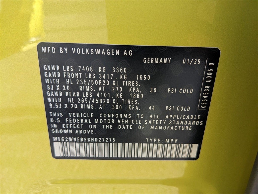 2025 Volkswagen ID. Buzz PRO S PLUS RWD PRO S PLUS RWD