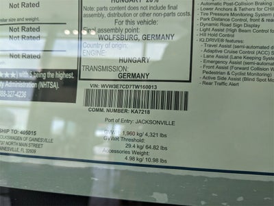 2026 Volkswagen Golf GTI 2.0T SE