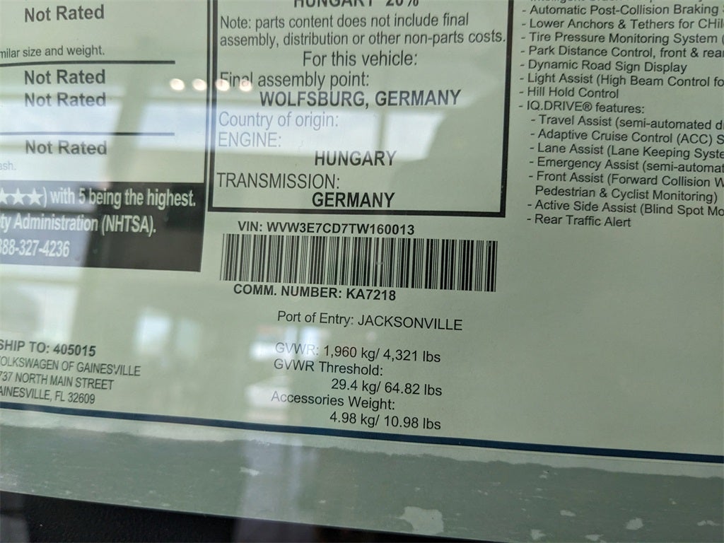 2026 Volkswagen Golf GTI 2.0T SE