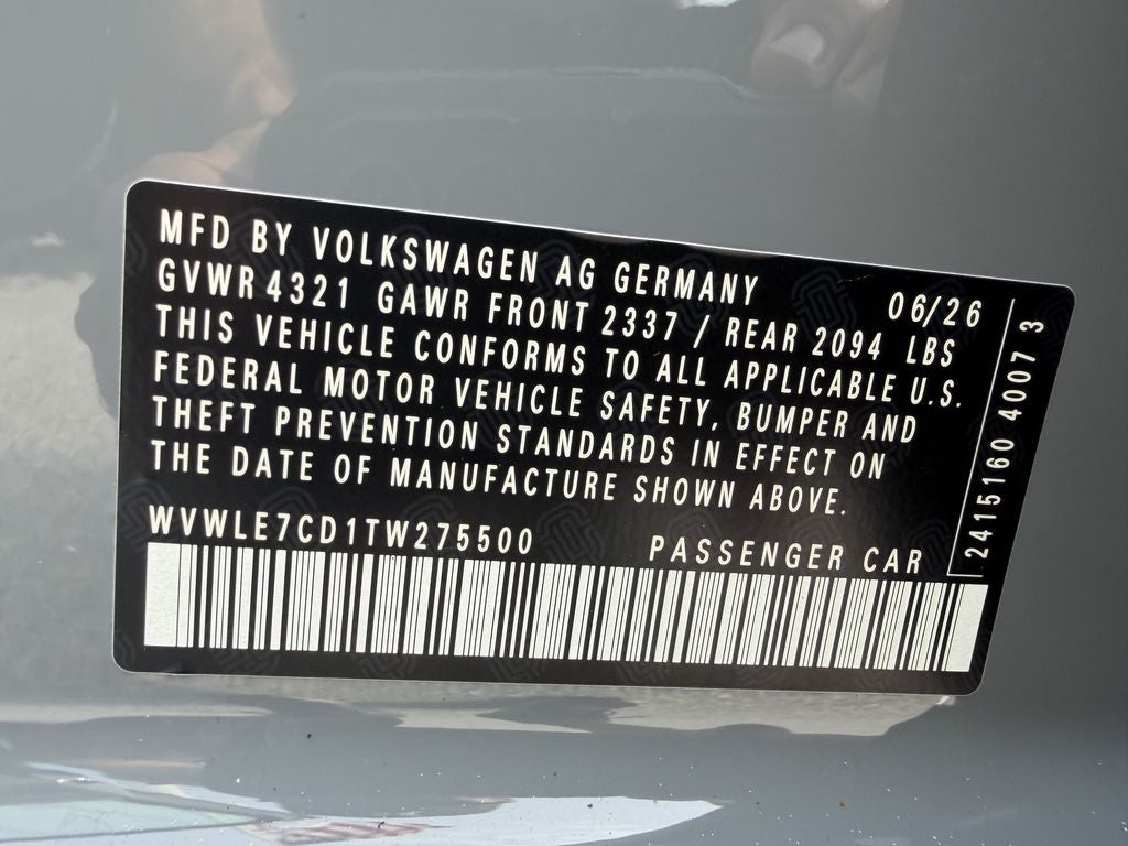 2026 Volkswagen Golf GTI 2.0T S