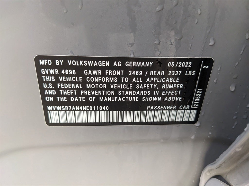 2022 Volkswagen Arteon 2.0T SE R-Line