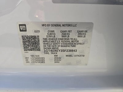 2025 GMC Sierra 2500HD Denali Ultimate