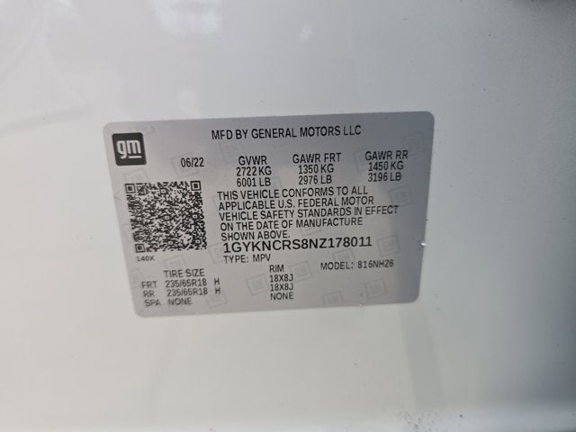 2022 Cadillac XT5 FWD Premium Luxury