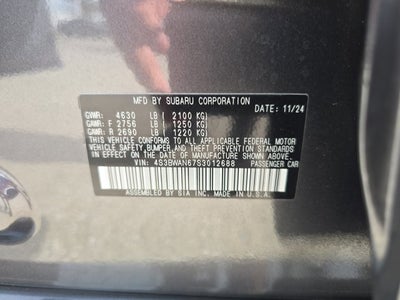 2025 Subaru Legacy Limited