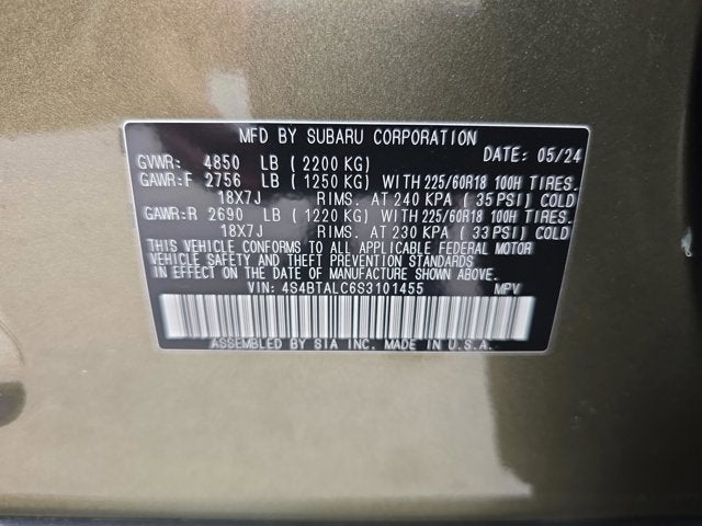 2025 Subaru Outback Onyx Edition