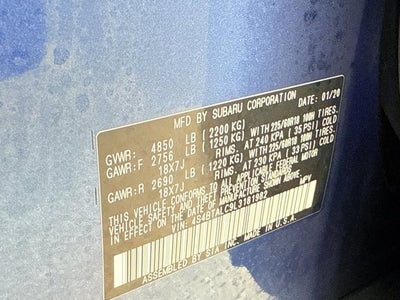 2020 Subaru Outback Limited