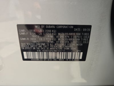 2021 Subaru Outback Touring XT